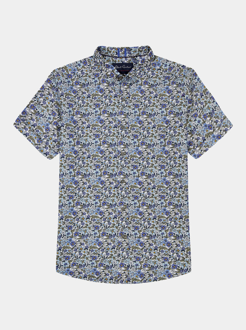 CRASO SHORT SLEEVE BUTTON DOWN SHIRT