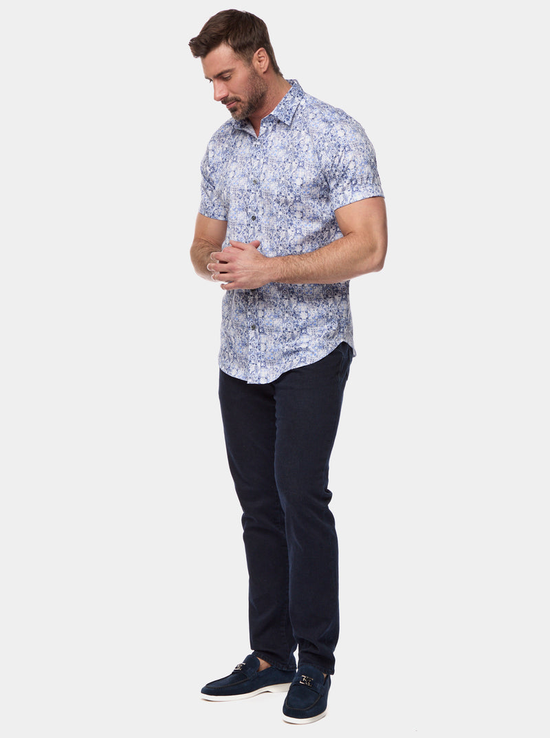 KANO SHORT SLEEVE BUTTON DOWN SHIRT