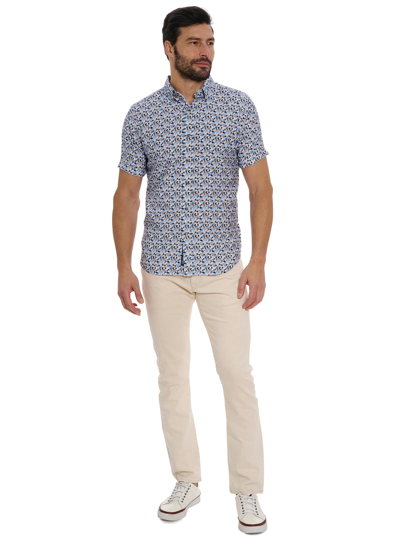 VANCE SHORT SLEEVE BUTTON DOWN SHIRT