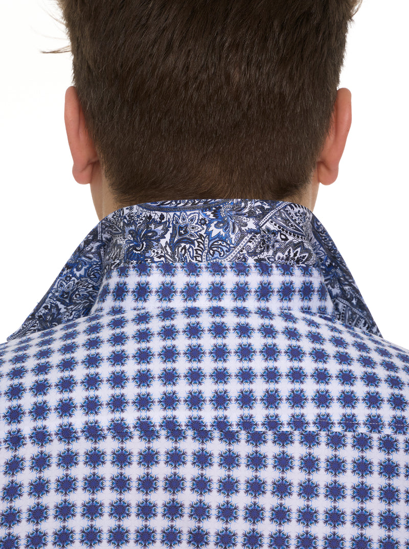 CLAUDIO LONG SLEEVE BUTTON DOWN SHIRT – Robert Graham