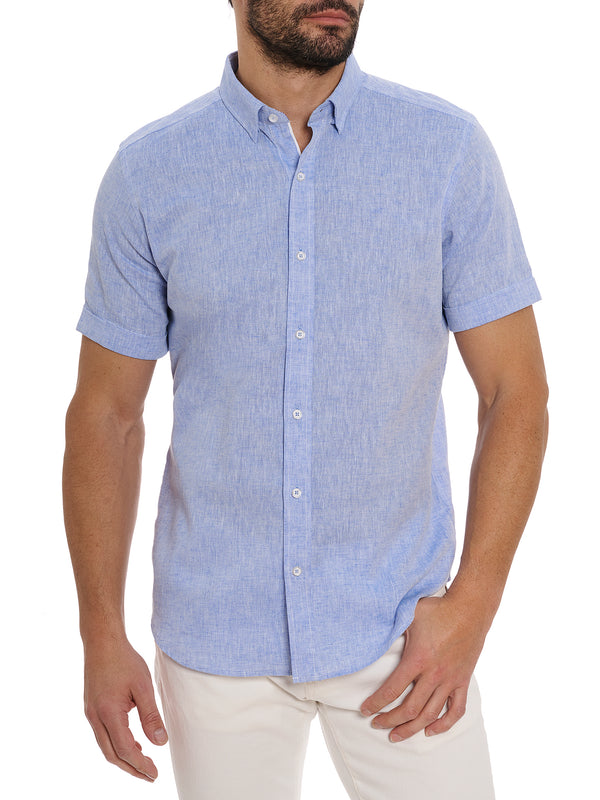 PALMER SHORT SLEEVE BUTTON DOWN SHIRT