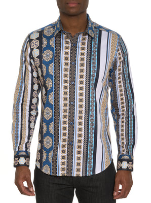 THE LEO LONG SLEEVE BUTTON DOWN SHIRT – Robert Graham