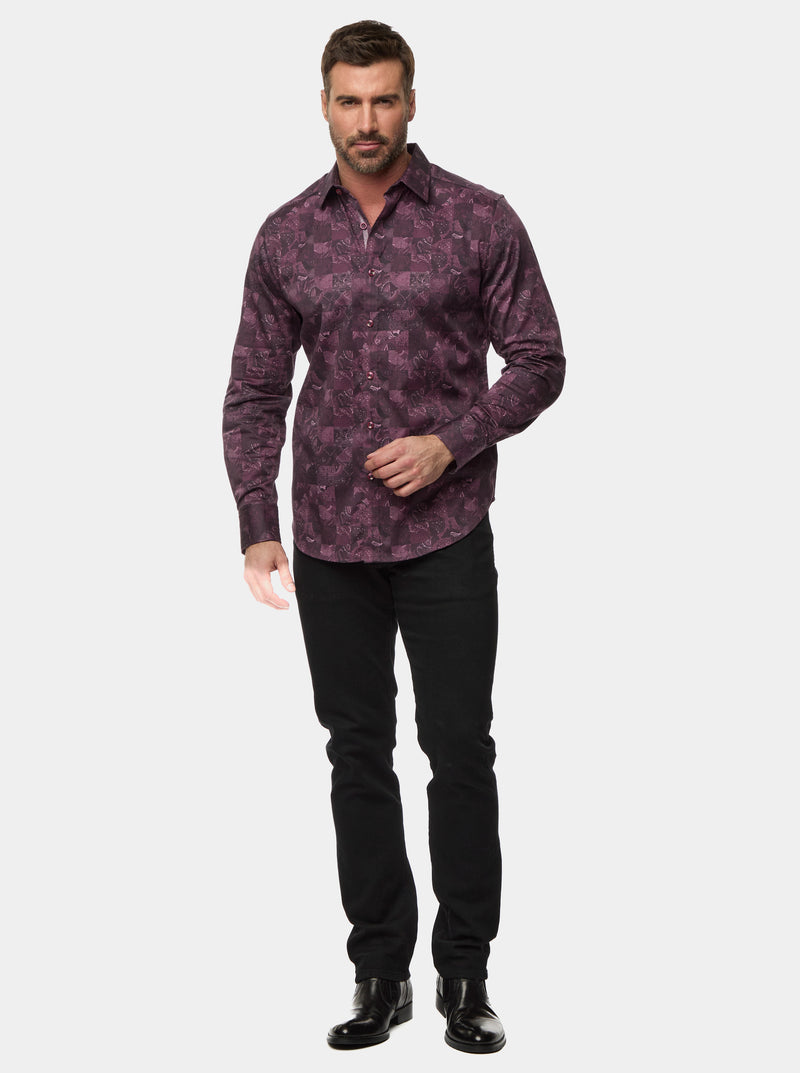 TOURNEAU LONG SLEEVE WOVEN SHIRT