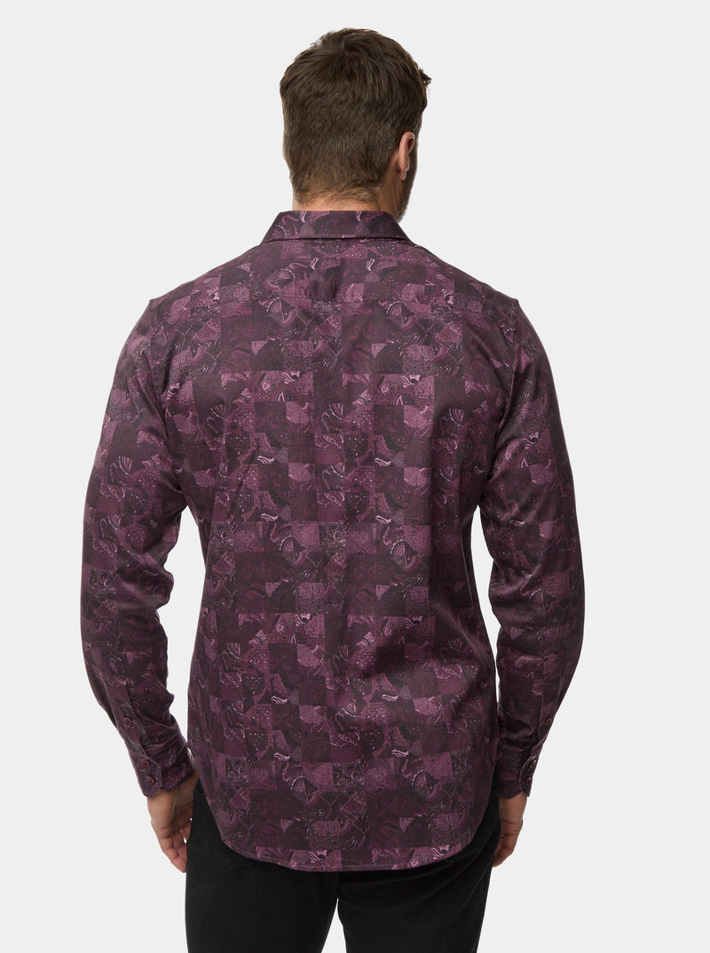 TOURNEAU LONG SLEEVE WOVEN SHIRT