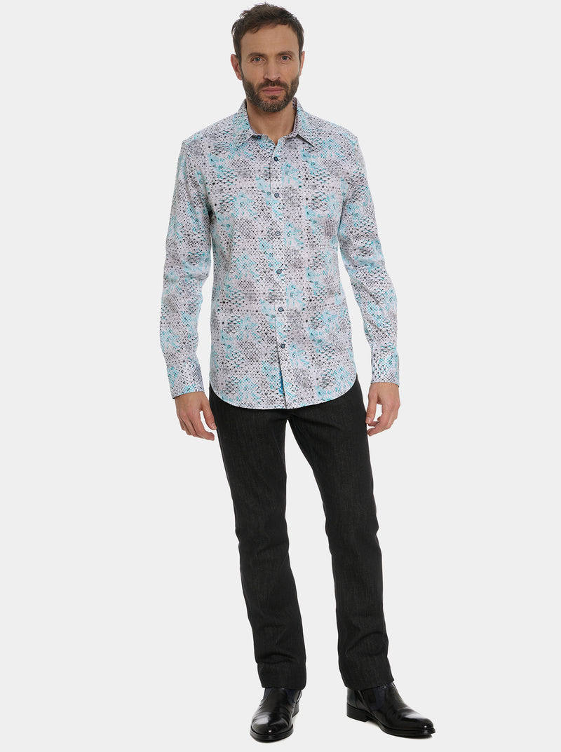 HENDRIKS LONG SLEEVE BUTTON DOWN SHIRT