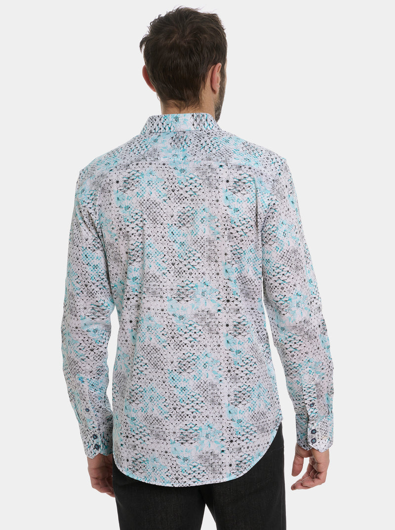 HENDRIKS LONG SLEEVE BUTTON DOWN SHIRT