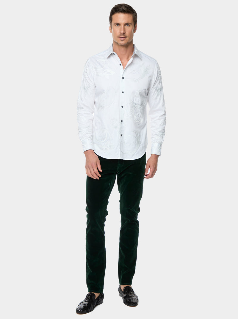 SIMPLY GRAND LONG SLEEVE BUTTON DOWN SHIRT