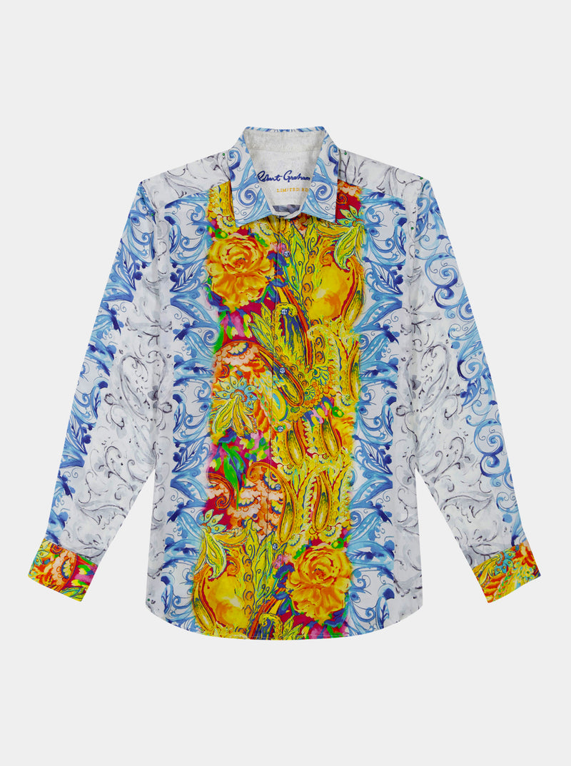 LIMITED EDITION THE B HUDSON LONG SLEEVE BUTTON DOWN SHIRT