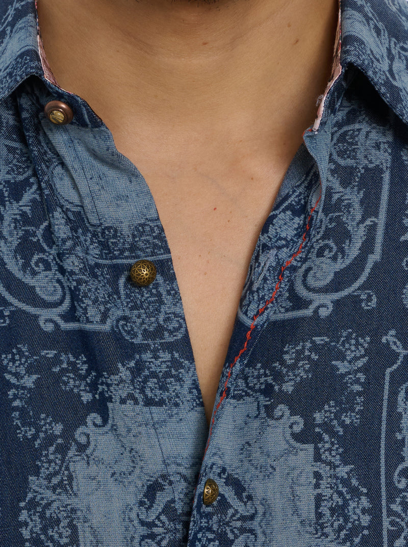 LIMITED EDITION IKEBANA LONG SLEEVE BUTTON DOWN SHIRT