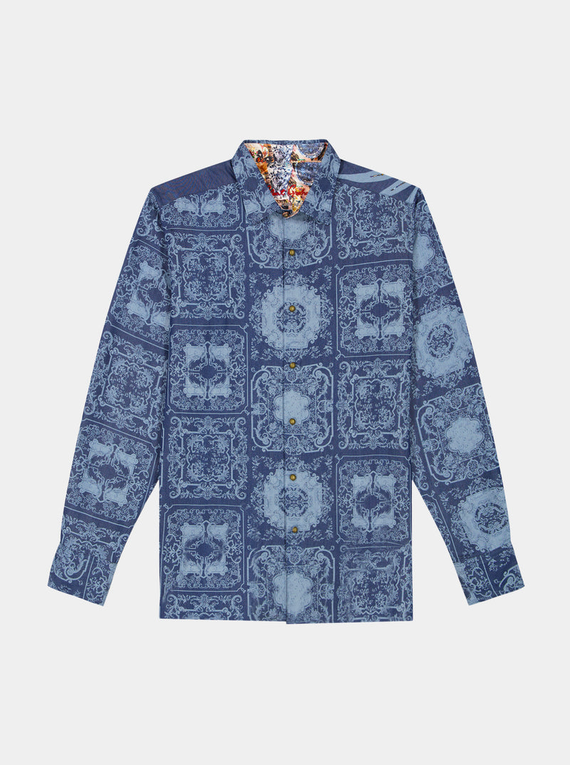 LIMITED EDITION IKEBANA LONG SLEEVE BUTTON DOWN SHIRT