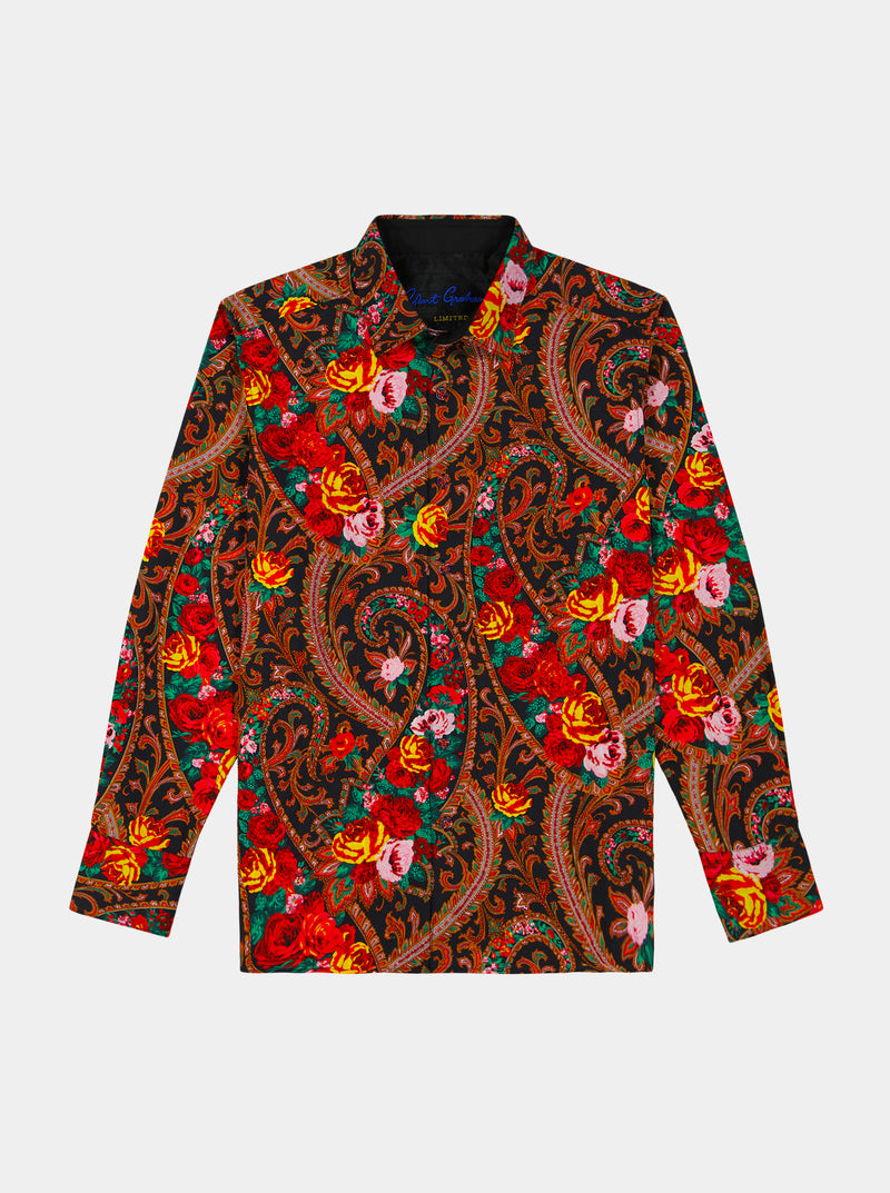 LIMITED EDITION KABUKI LONG SLEEVE BUTTON DOWN SHIRT