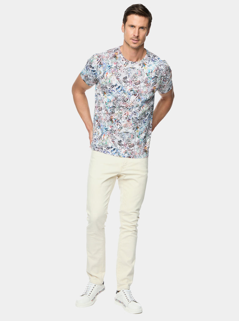 FLORAL FUSION SHORT SLEEVE T-SHIRT