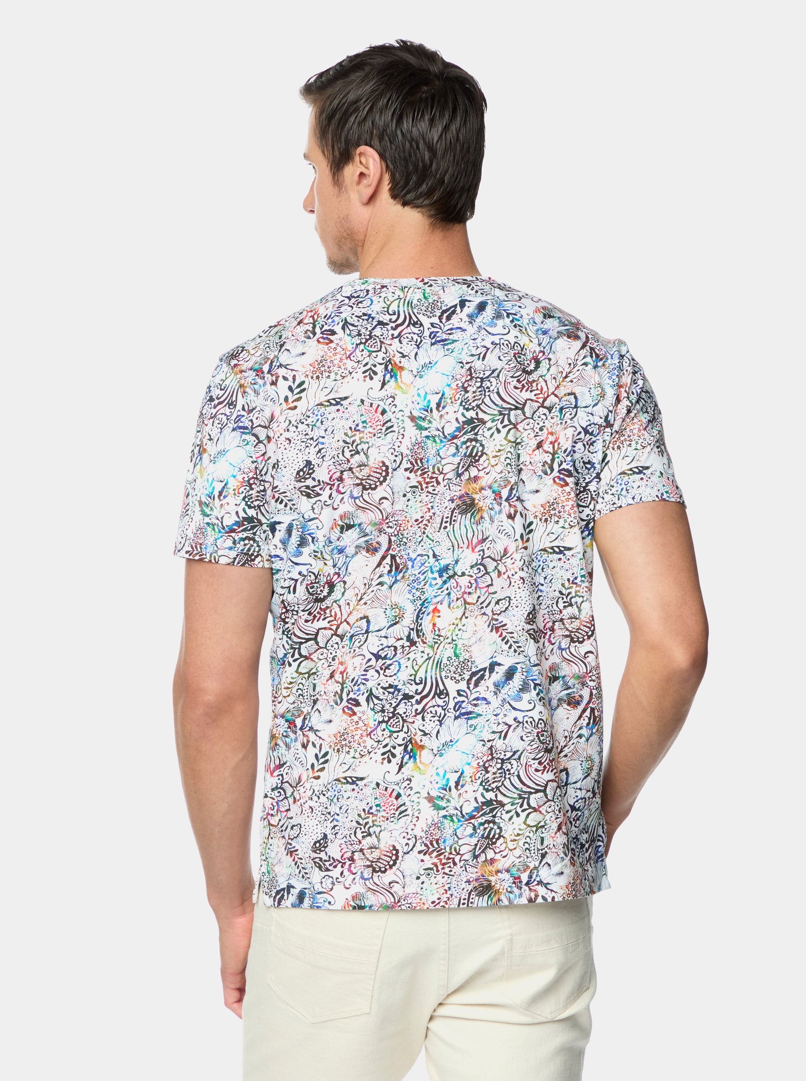 ROBERT GRAHAM Estrada Shirt Tailored Fit Floral Print discount Top