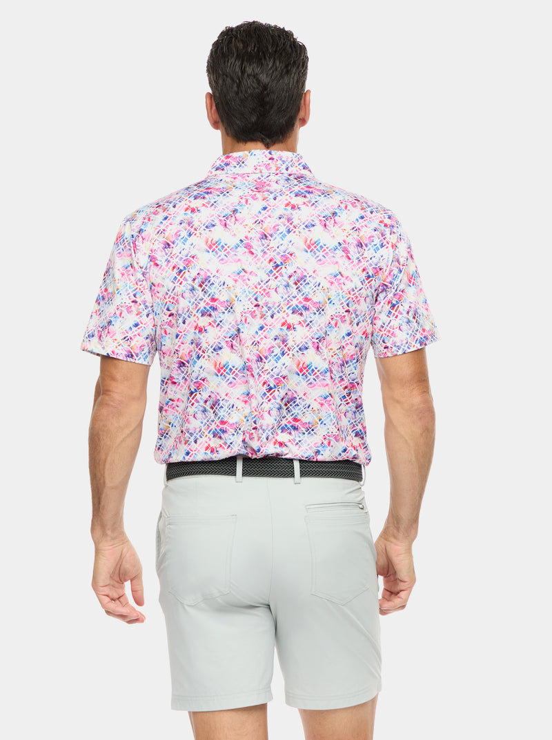 PINK SANDS SHORT SLEEVE POLO