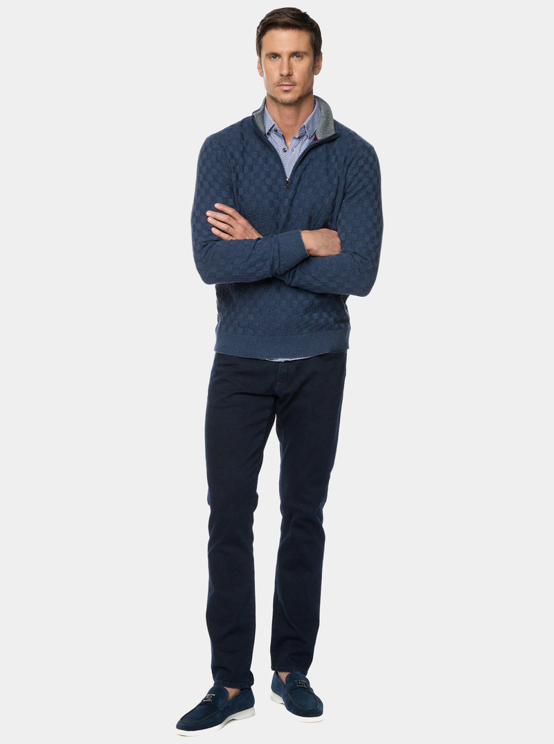 GAVINO 1/4 ZIP SWEATER