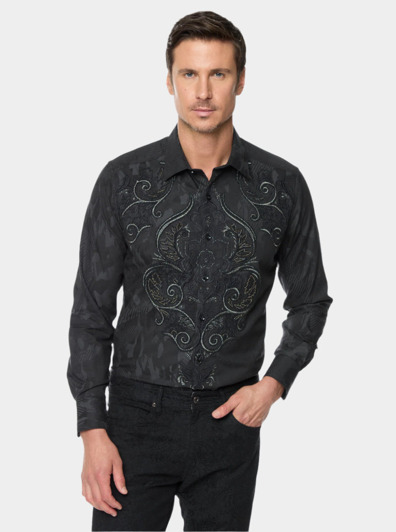 SALDIBAR  LONG SLEEVE BUTTON DOWN SHIRT