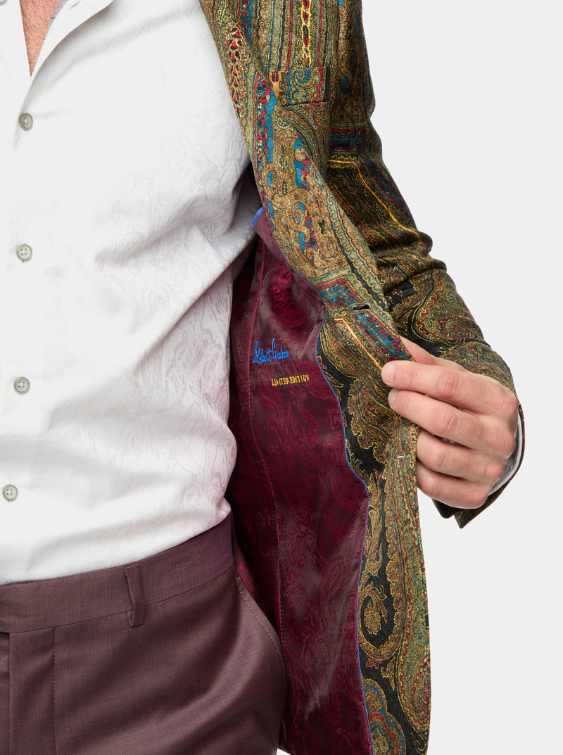 LIMITED EDITION MAJESTICPAISLEY BLAZER