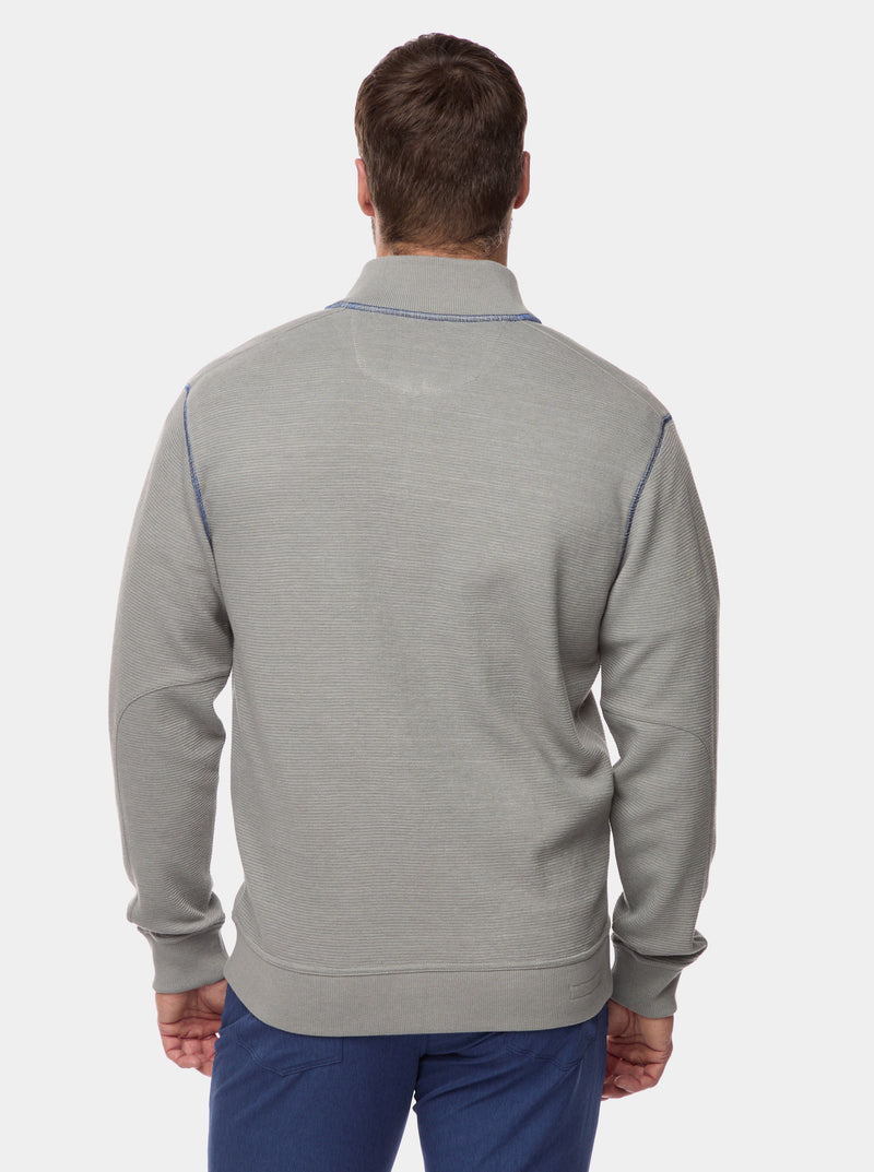 MOSER FULL ZIP KNIT SHIRT