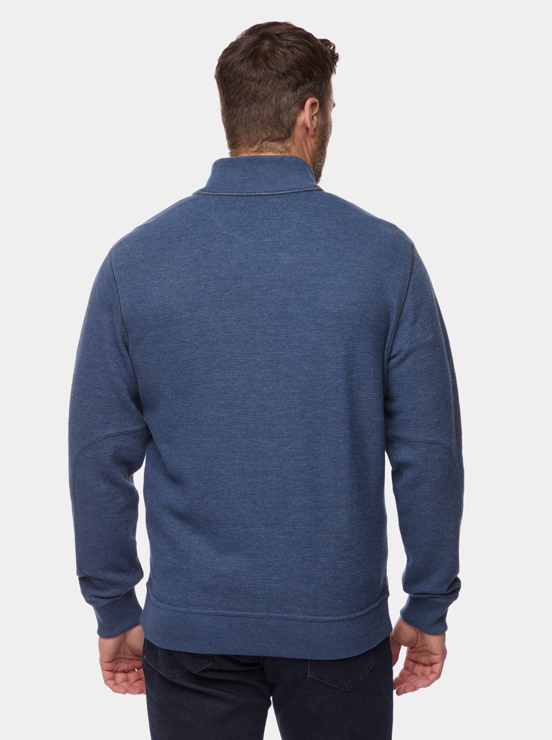 MOSER FULL ZIP KNIT SHIRT