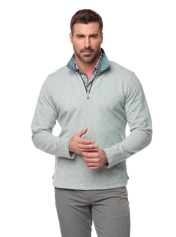REMO LONG SLEEVE KNIT 1/4 ZIP