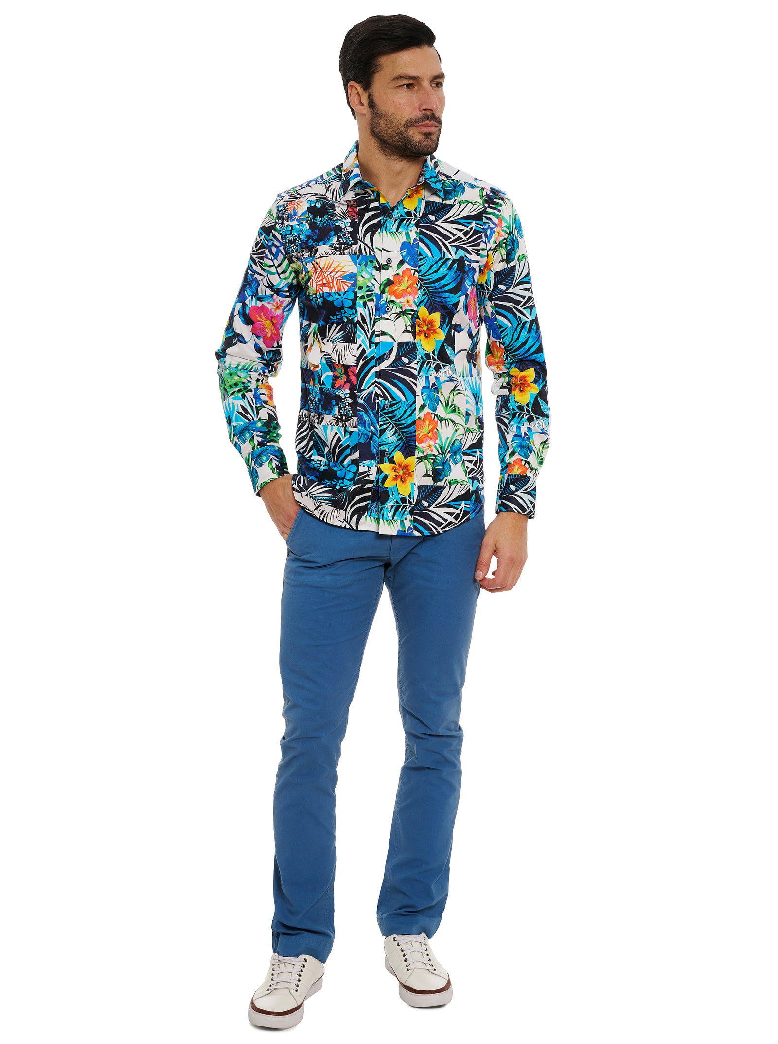 Robert orders graham hawaiian shirts for men