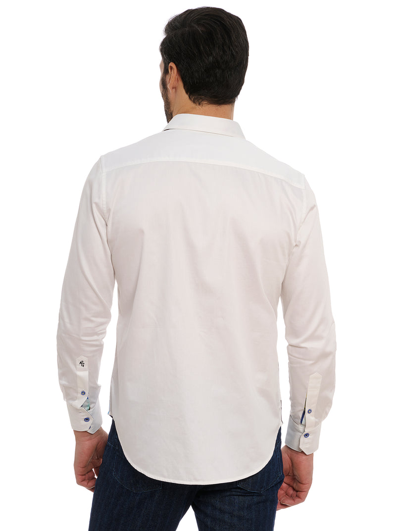 DELMORE LONG SLEEVE BUTTON DOWN SHIRT