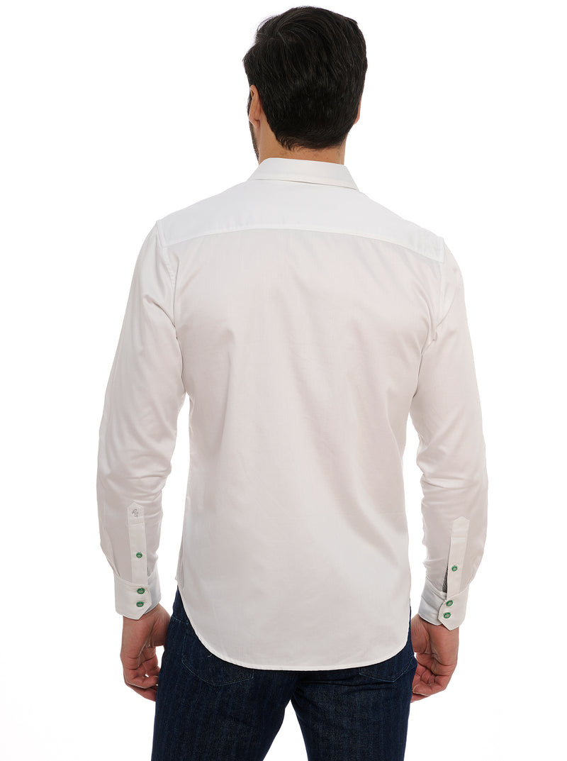 MADE TO MEASURE LONG SLEEVE BUTTON DOWN SHIRT