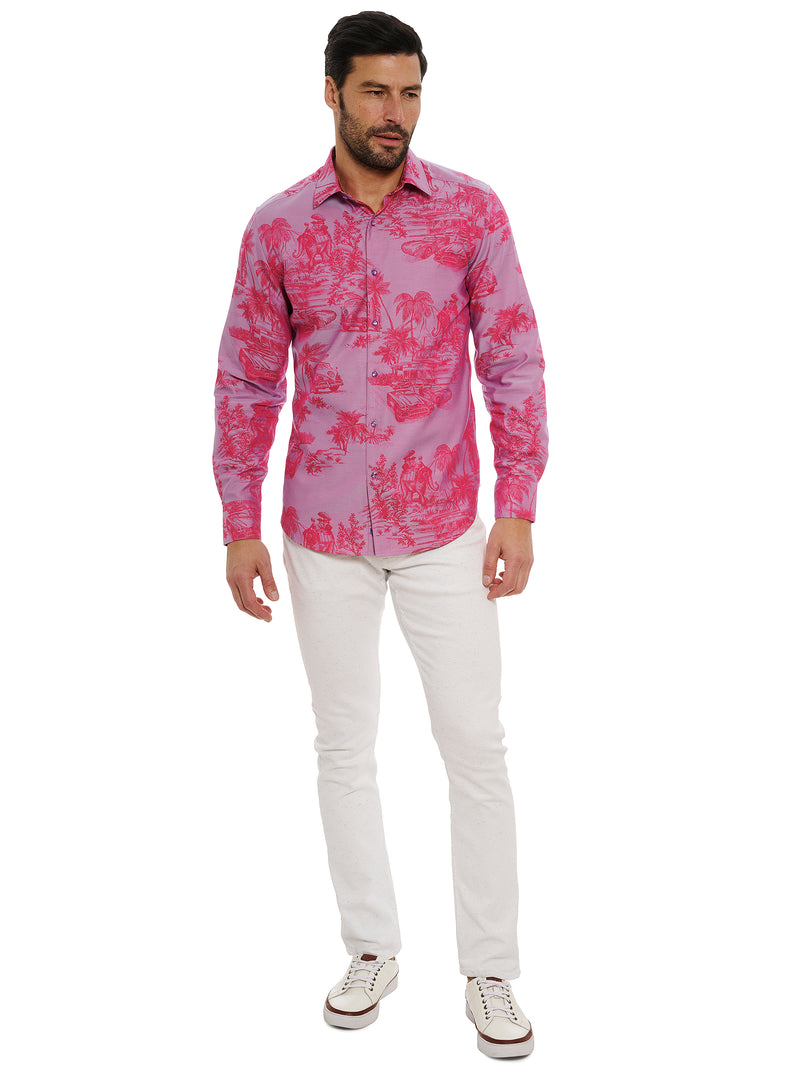 LIMITED EDITION ENDLESS DREAMS LONG SLEEVE BUTTON DOWN SHIRT TALL