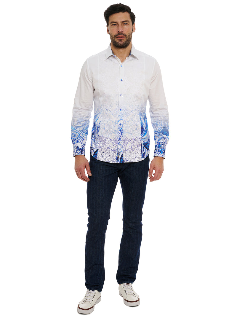 LIMITED EDITION THE DORCE LONG SLEEVE BUTTON DOWN SHIRT BIG