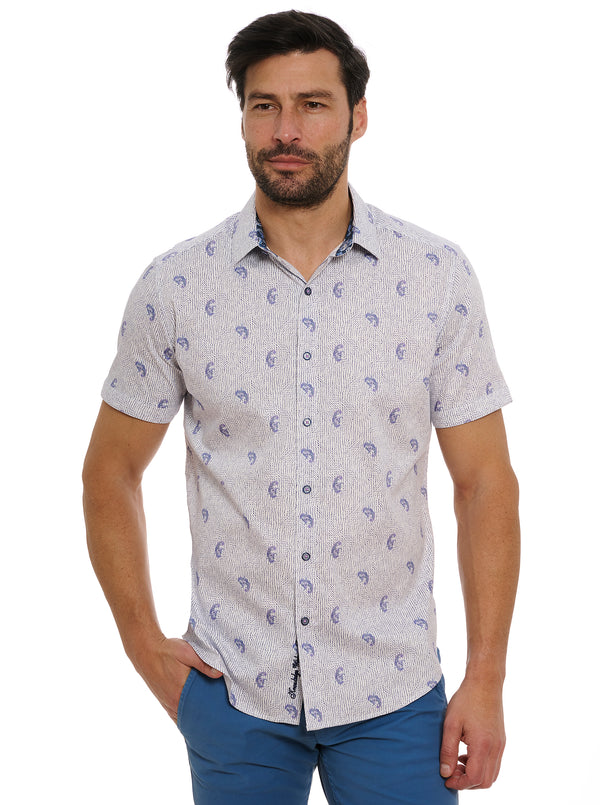 BELMOND SHORT SLEEVE BUTTON DOWN SHIRT