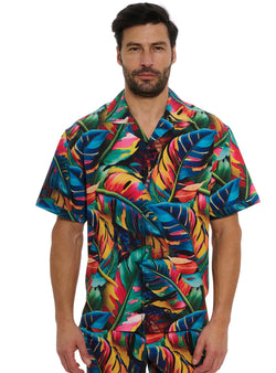 TOUCAN SHORT SLEEVE BUTTON DOWN SHIRT