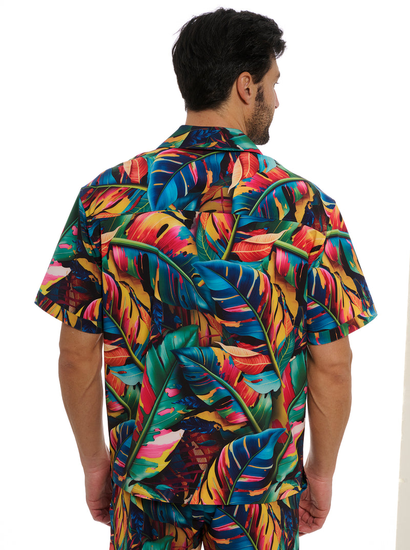 TOUCAN SHORT SLEEVE BUTTON DOWN SHIRT