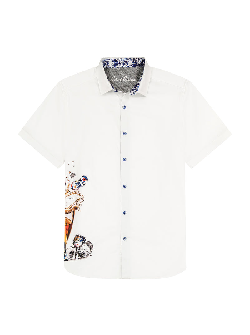 ICE & DICE SHORT SLEEVE BUTTON DOWN SHIRT BIG