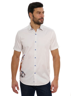 ICE & DICE SHORT SLEEVE BUTTON DOWN SHIRT BIG