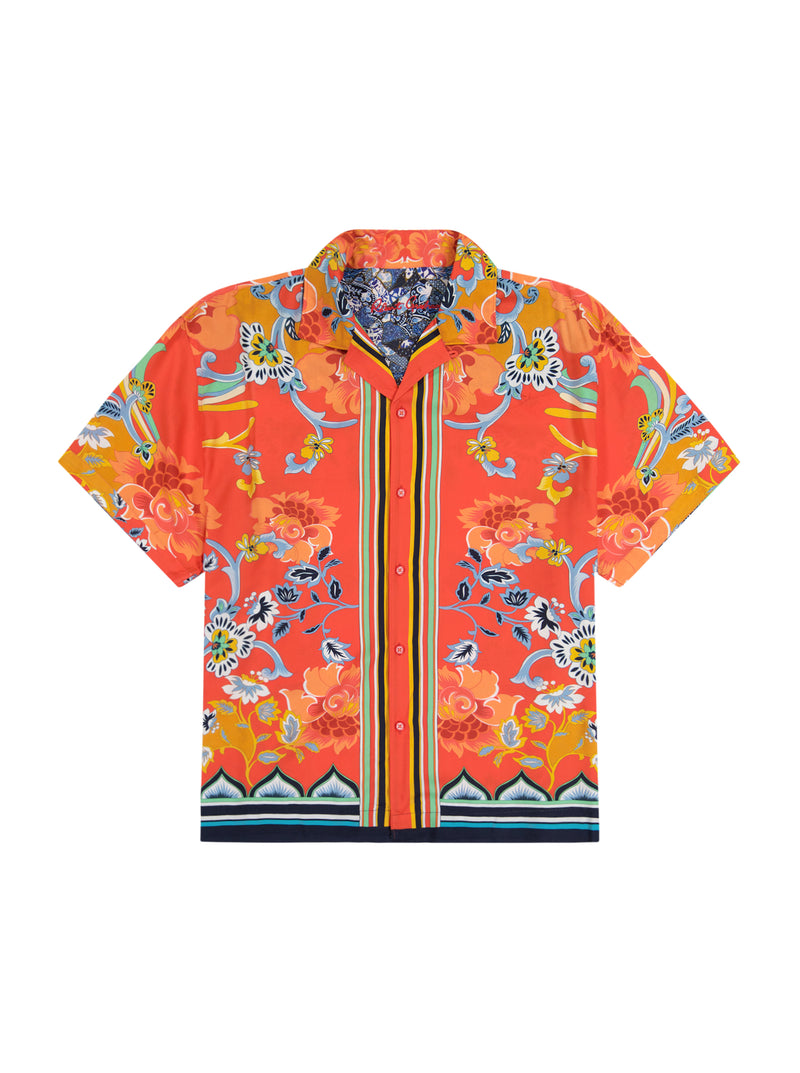 TAJ SHORT SLEEVE BUTTON DOWN SHIRT