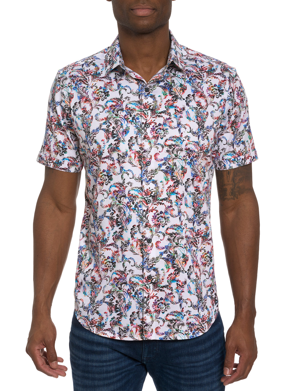 Robert graham short hot sale sleeve shirt