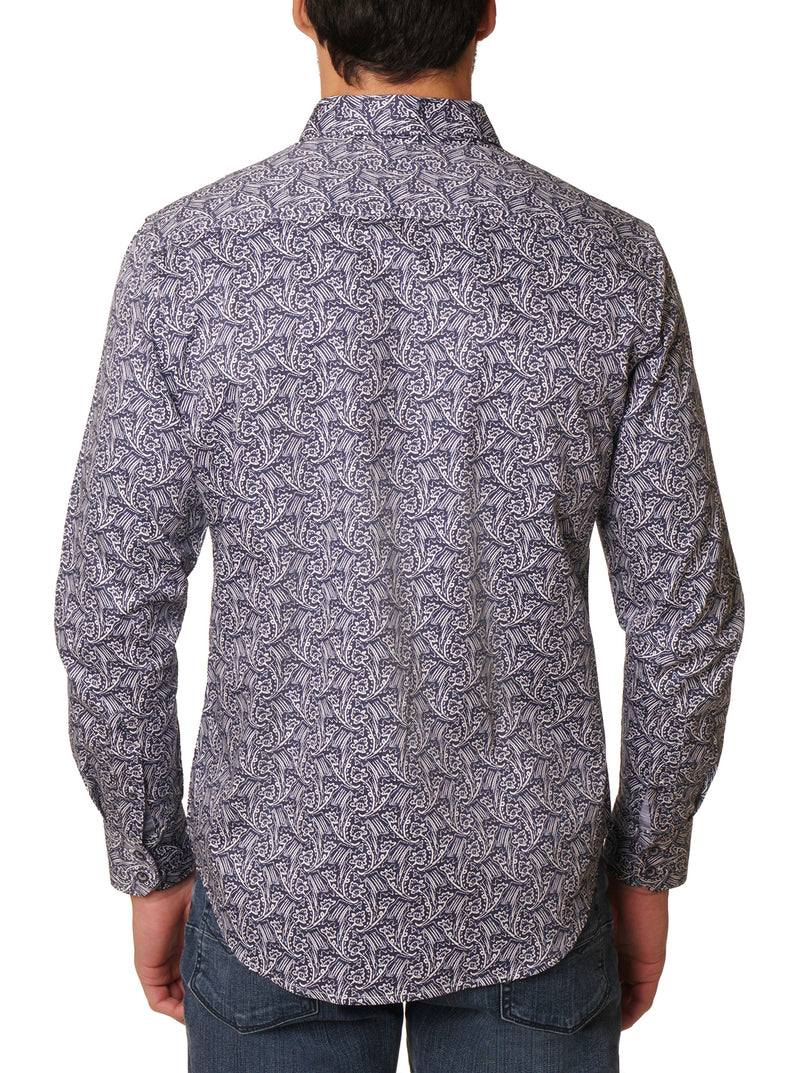 MUNOZ LONG SLEEVE BUTTON DOWN SHIRT