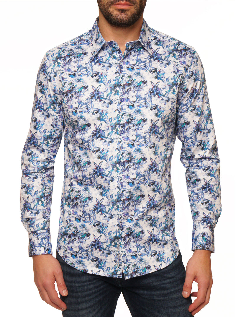 RONSON LONG SLEEVE BUTTON DOWN SHIRT