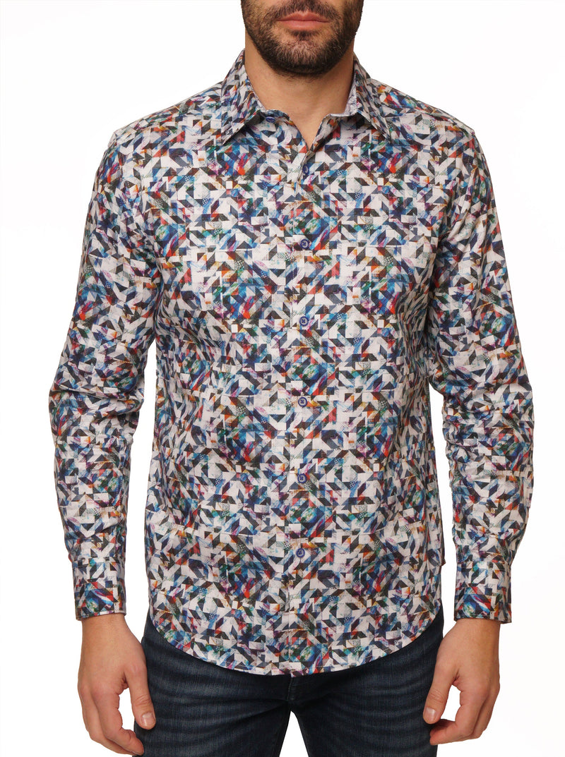 RAILTON LONG SLEEVE BUTTON DOWN SHIRT