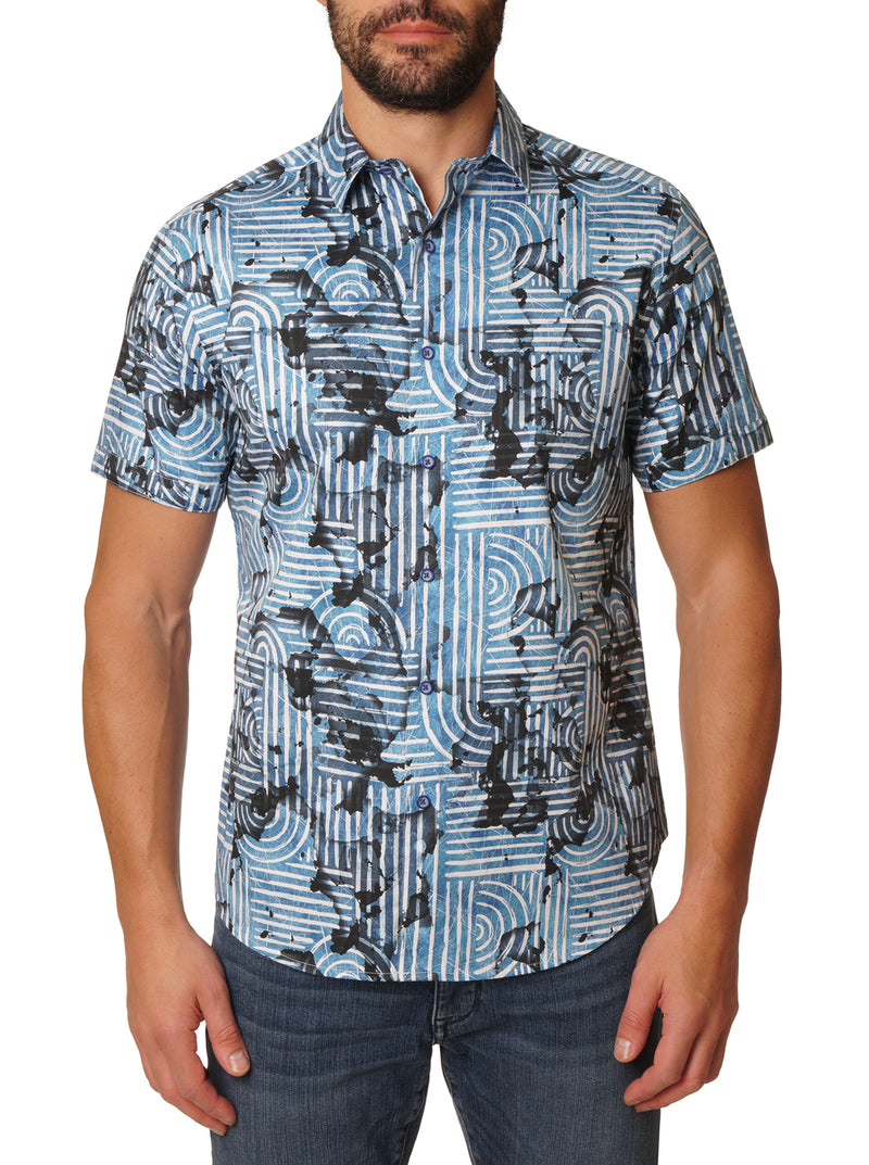 WAYLON SHORT SLEEVE BUTTON DOWN SHIRT