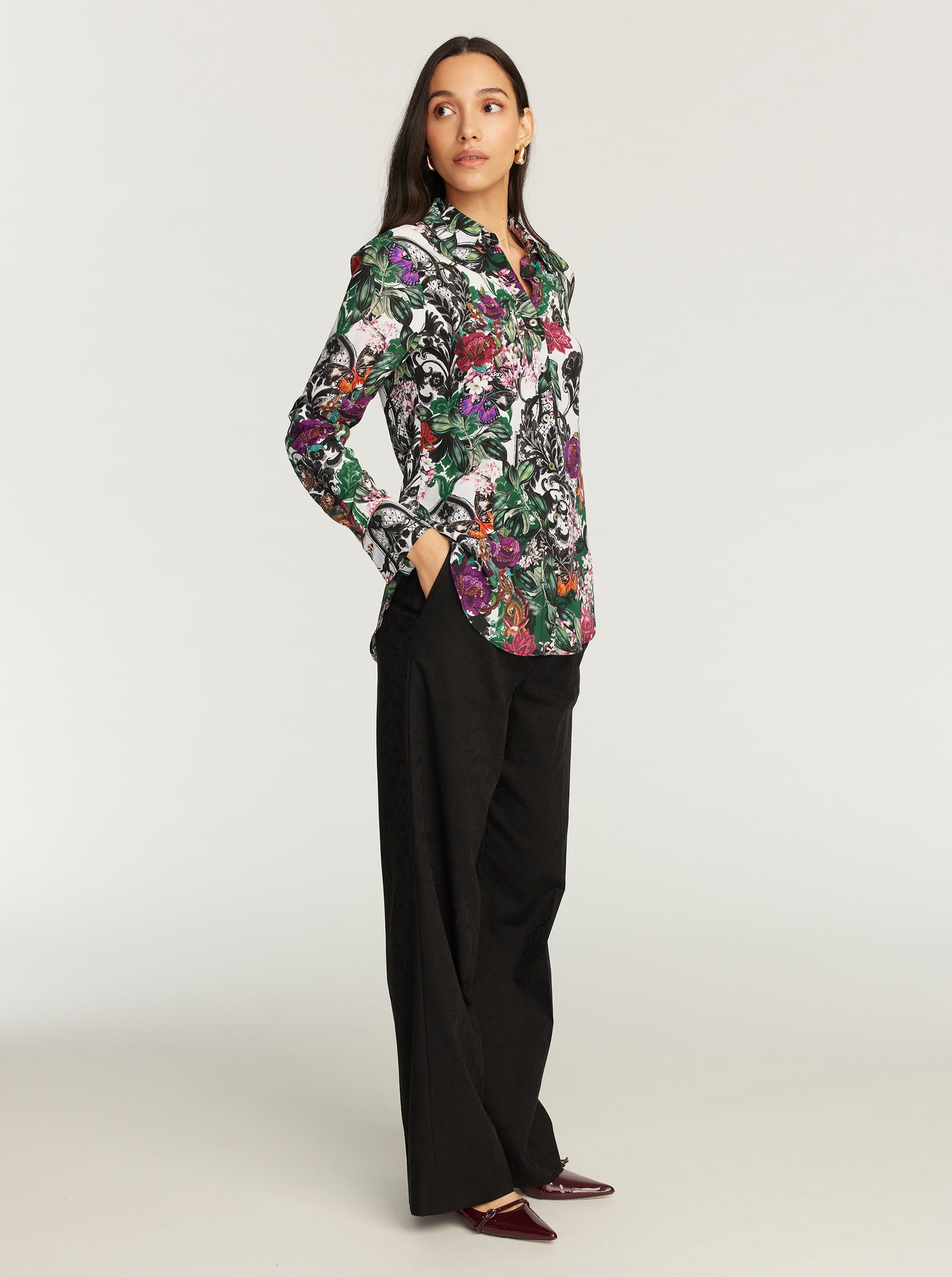 Robert graham outlet woven shirts for women