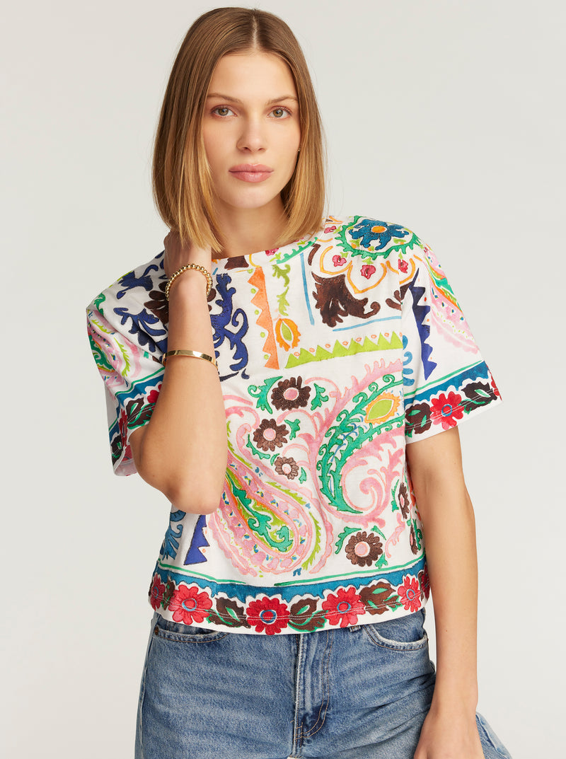 PAISLEY HEARTS T-SHIRT