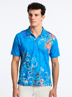 ROYAL SCROLL SHORT SLEEVE POLO