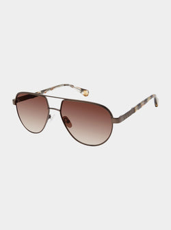 METAL AVIATOR FRAME SUNGLASSES