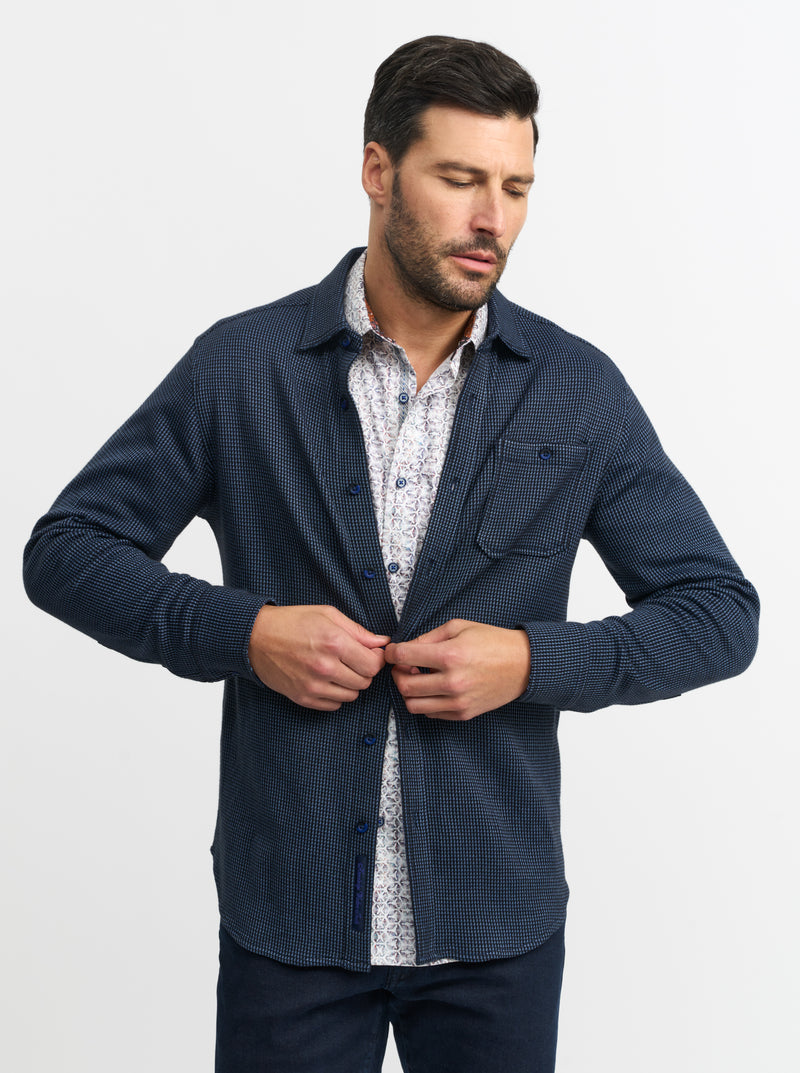 BRESSETT LONG SLEEVE BUTTON DOWN SHIRT