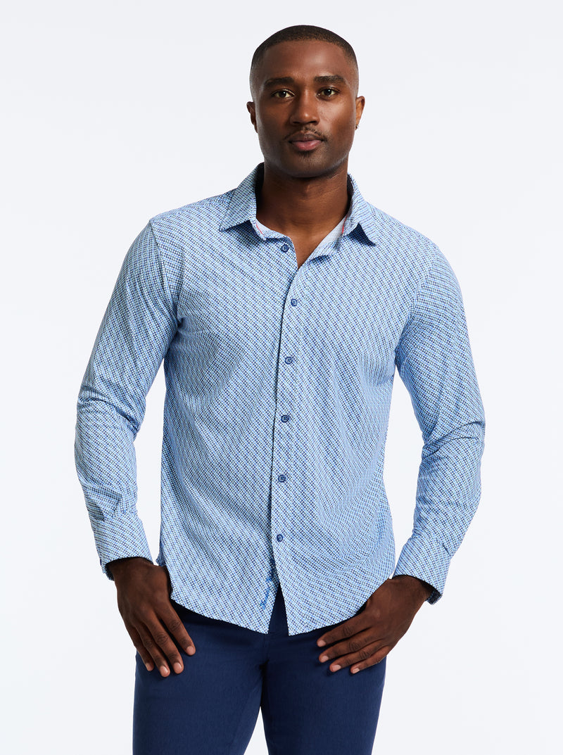 WILSHIRE LONG SLEEVE BUTTON DOWN SHIRT