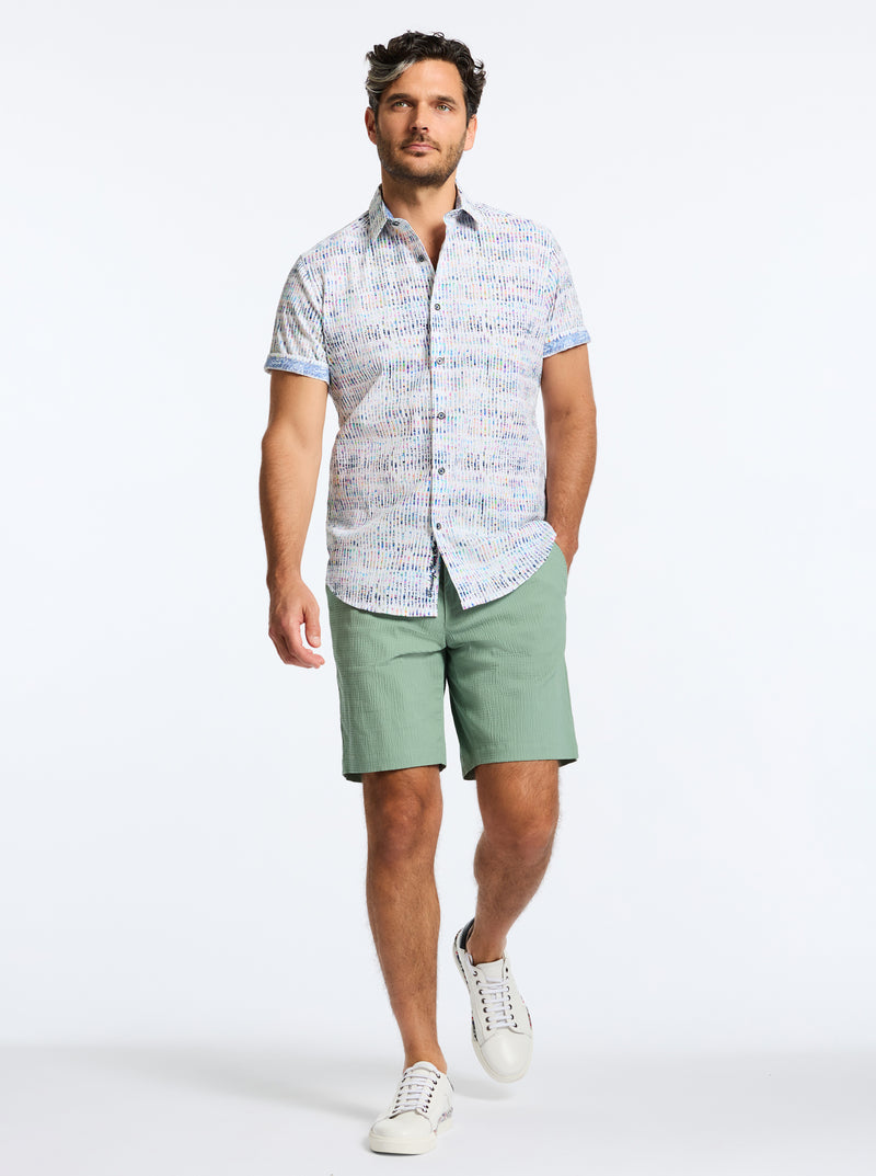 PONZA SHORT SLEEVE BUTTON DOWN SHIRT