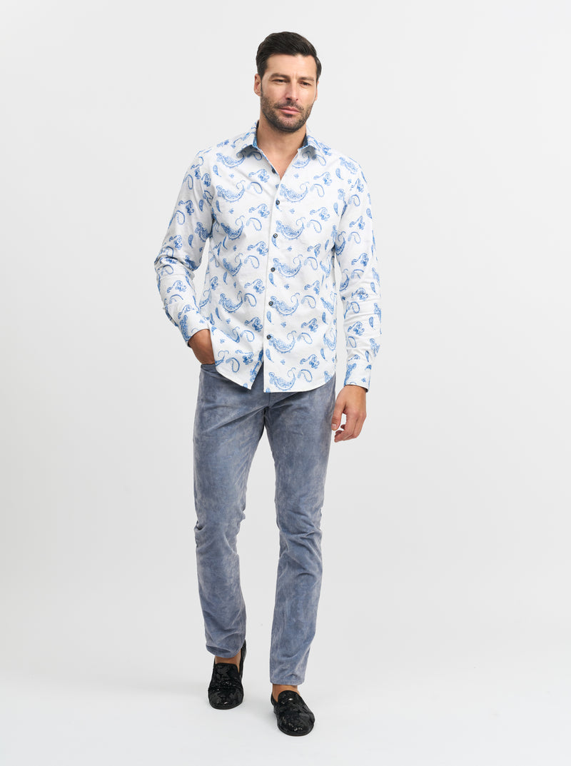 THE DANDY LONG SLEEVE BUTTON DOWN SHIRT