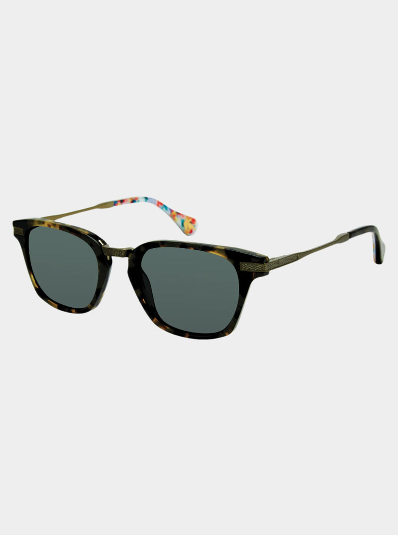 ROUND COMBO FRAME SUNGLASSES