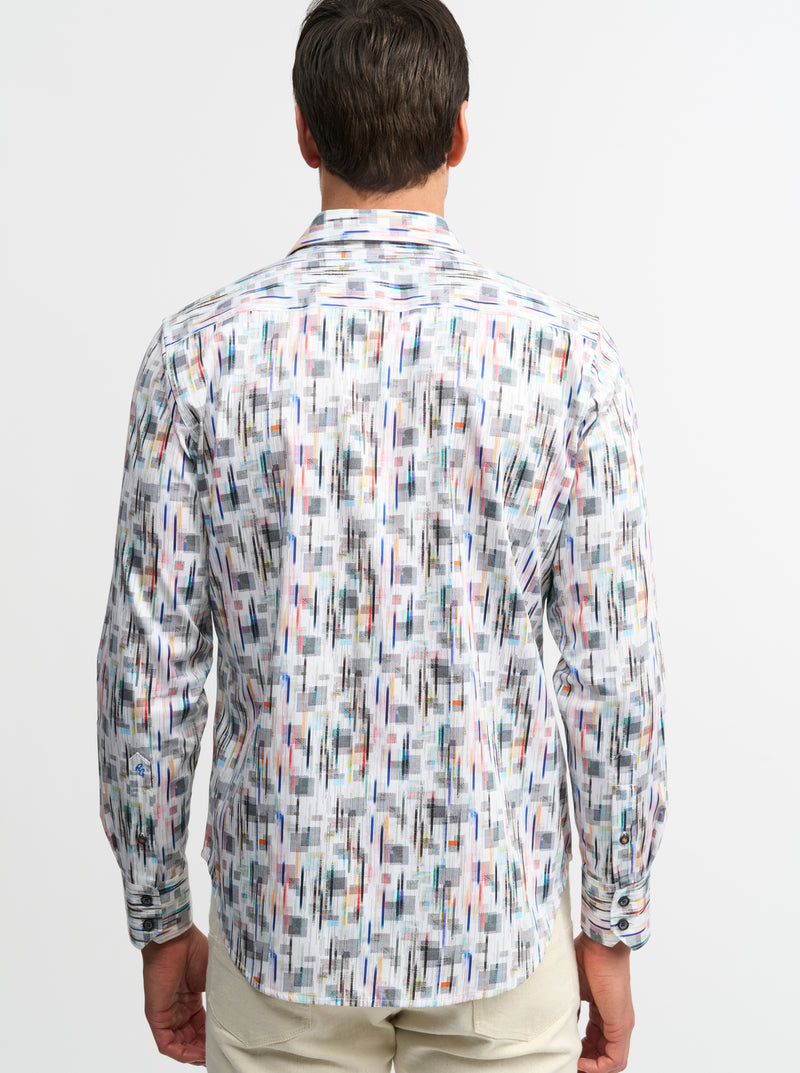 NEWSOM LONG SLEEVE BUTTON DOWN SHIRT